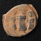  byzantine Follis Coin  Heraclius  610-641  W description Card  g103 