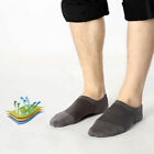 10pack Men Bamboo Cotton No Show Socks Low Cut Casual Sport Solid Nonslip Summer