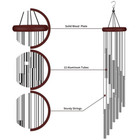 22 7  Large Wind Chimes Metal 12 Tubes Outdoor Home Decor For Garden Patio Decor