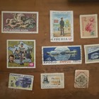 Worldwide Used Stamp Lot Hungary Liberia Seychelles 1950 -60-70-