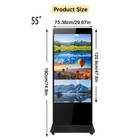 55  Lcd 4k Digital Signage Kiosk digital Signage Display Floor Standing