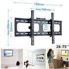 Large Slim Tilt Wall Mount Bracket Up To 99lbs For 32-75 Inch Lcd Led Plasma Tvs