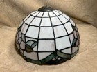 Vintage Tiffany Style 12  Rose Stained Glass Lamp Shade