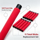 Replacement Foam Catching Sticks For Catch The Stick Arcade Game   Pack Of 11