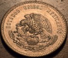1947 Mexico Large Silver 5 Pesos Coin    high-grade Piece Of Mexicana 