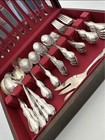 International Silver Rogers Silverplate Flatware Set 93 Pc For 12 Chest Camelot