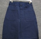 Vintage 1950 s Us Navy Usn Dungarees Utility Trousers Denim Pants New 28x30