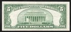 1953  5 Silver Certificate Blue Seal Five Dollar Bill Fr 1655 045