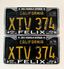 1963 Black California License Plates Dmv Clear Yom 1964 1965 1966 1967 1968 1969