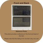 Reverse American Flag Patch - Subdued Olive Drab Od Green - Sew-on Patch