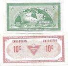 2 Different Canada Tire Corporation Limited Money  5c  And 10c  Circulated