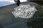 Harley Davidson Logo Cutz Rear Window Decal  Motorcycle Truck Car Sticker