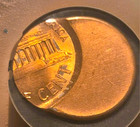 1996-d Error Lincoln Cent 60  Off Center Struck Full Date Xf 89