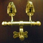 Bloodhound Bronze Duet Door Knocker