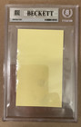 Sir Edmund Hillary Everest World Hunger Signed Cut card Beckett