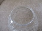 Vintage 3 7 8  Fitter Geometric Design Clear Cut Glass Lamp Light Shade