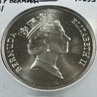 1987 Silver Bermuda Dollar  1  Km  52a  asw  0 5683oz  90653 