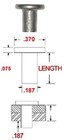 Pack Of 100  3 16 X 5 8  Flat Head Solid Aluminum Rivets