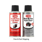 Crc 05111 Maf Mass Air Flow Sensor   Throttle Body Intake Cleaner Twin Pack Kit