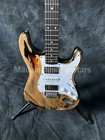 Custom Vintage Relic St Electric Guitar Maple Neck Hsh Pickup Alder Solid Body