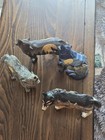 Wolf Statuettes And Wolf Wall Hanging