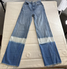 Sandro Jeans 34 2 Dip Dye Raw Hem Artsy French Girl Streetwear