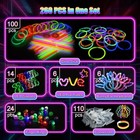 260 Party Discount Neon Lights Perfect Glowing Party Set For Children And Adults