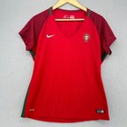 Nike 2016 Portugal World Cup National Team Soccer Jersey Dri Fit Red Xl Futbol