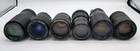 Lot Of 6 Manual Camera Lenses  For Parts   Repair   2