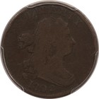 1802 0 Draped Bust Half Cent  Reverse Of 1802 - Pcgs Vg-10  Very Rare  Pleasing
