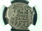 Attractive 1771p  Vy Spanish Silver 4 Reales Treasure Cob - Potosi - Ngc Vf 25
