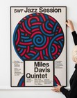 1967 Jazz Concert Poster     Vintage 60s Quintet Music Print
