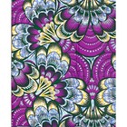 African Fabric  Ankara - Purple  Sparkling Blue  amethyst    Yard Or Wholesale