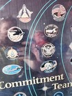 Nasa Manned Flight Awareness Poster Vintage Astro Columbia Challenger Spacelab