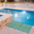 50  Anti-slip Interlocking Deck Tiles Outdoor Pool Shower Bathroom Drainage Tile