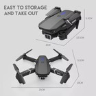 Drones With Hd Camera 4k Dual Rc Drone Wifi Fpv Foldable Quadcopter 4 Battery