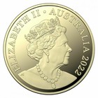 Honey Bee 2022 Two Dollar  2 Coloured Coin Rare Queen Honeybee Australia Circ     