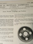 1923 Vintage Advertising R d  Nuttall Company Pittsburgh Pa Locomotive Gears 