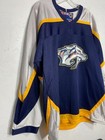 Vintage Nhl Nashville Predators Ccm Center Ice Hockey Jersey Adult Large