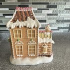 Gingerbread House Lighted Rotating Resin Christmas Village Hand Painted 2006