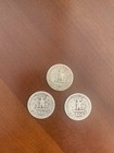 Lot Of Three 1932-d  Washington Quarters