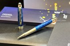 Montblanc Meisterstuck Le Petit Prince Rollerball Pen Blue Pattern  New With Box