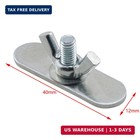6pcs Adjustable Sliding Ac Vent Kit Butterfly Shaped Screws Portable Air Conditi