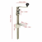 Commercial Steel Restaurant Food Big Can Opener Manual Table Mounted Heavy Duty