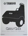 Yamaha Golf Cart Service Repair Manuals G1-a3   G1-e3 1983-1989 On 4g Drive  om
