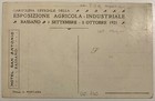 Bassano Agricultural Exhibition Industrial Artistic 1921 Advertising Postcard 