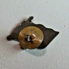 Vintage Red Cross Fund Raising Fold Tab Button Flag Pole And Blue Rope 7169