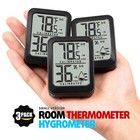 3 Pack Room Thermometer Indoor Hygrometer For Home  Digital Sensor Mini Humidity