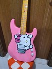 Catface Guitar Hello Kitty Middle Finger Baby Pink Two-point Bridge Electric Gui