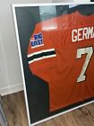 Miami Hurricanes Jammi German Signed Team Game Worn Used Issued Football Jersey
